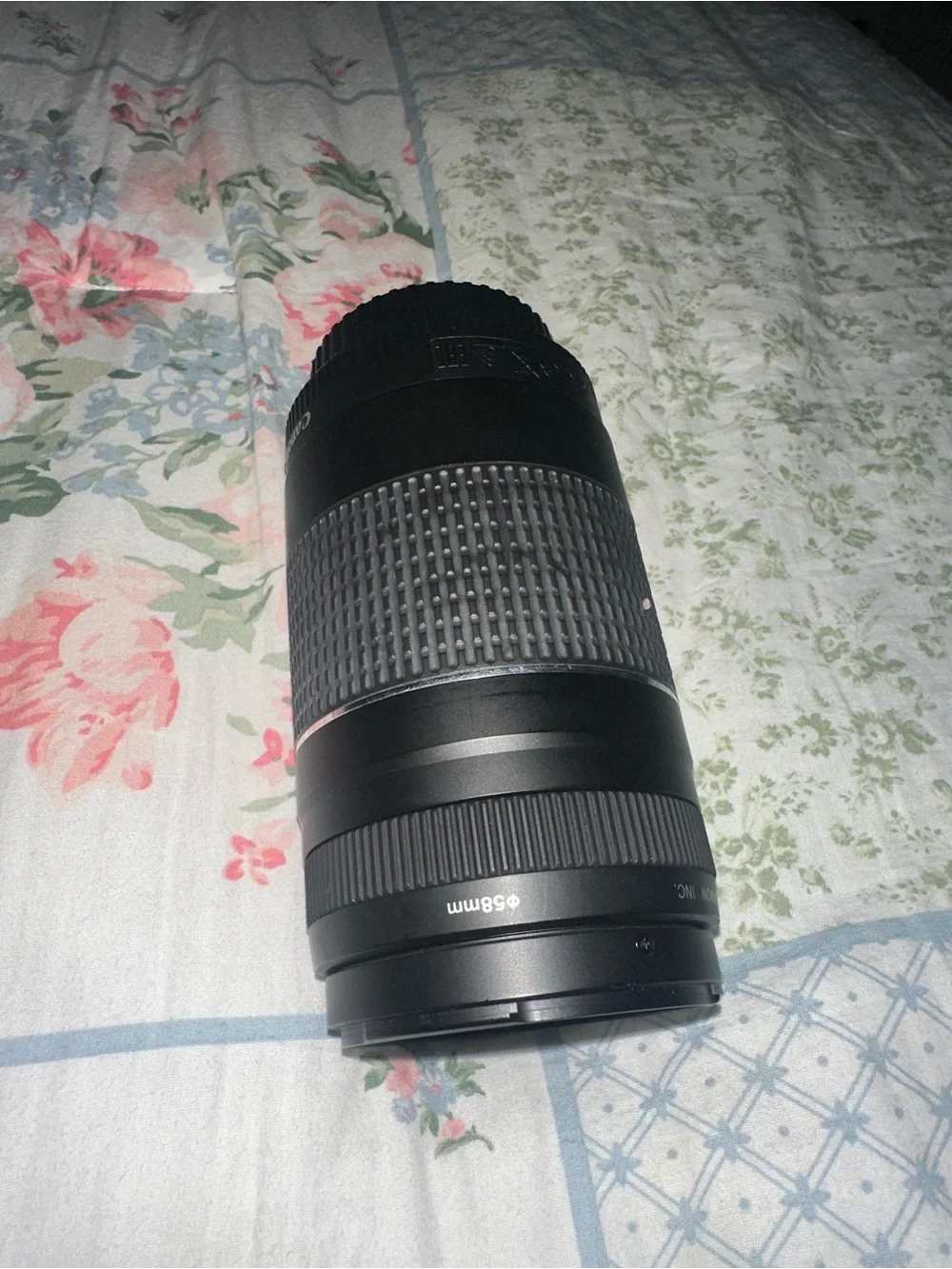 Canon Black DSLR with 18-55mm Zoom Lens